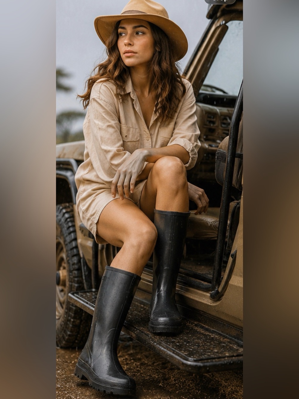 Cougar Charcoal Winter & Rain Boots